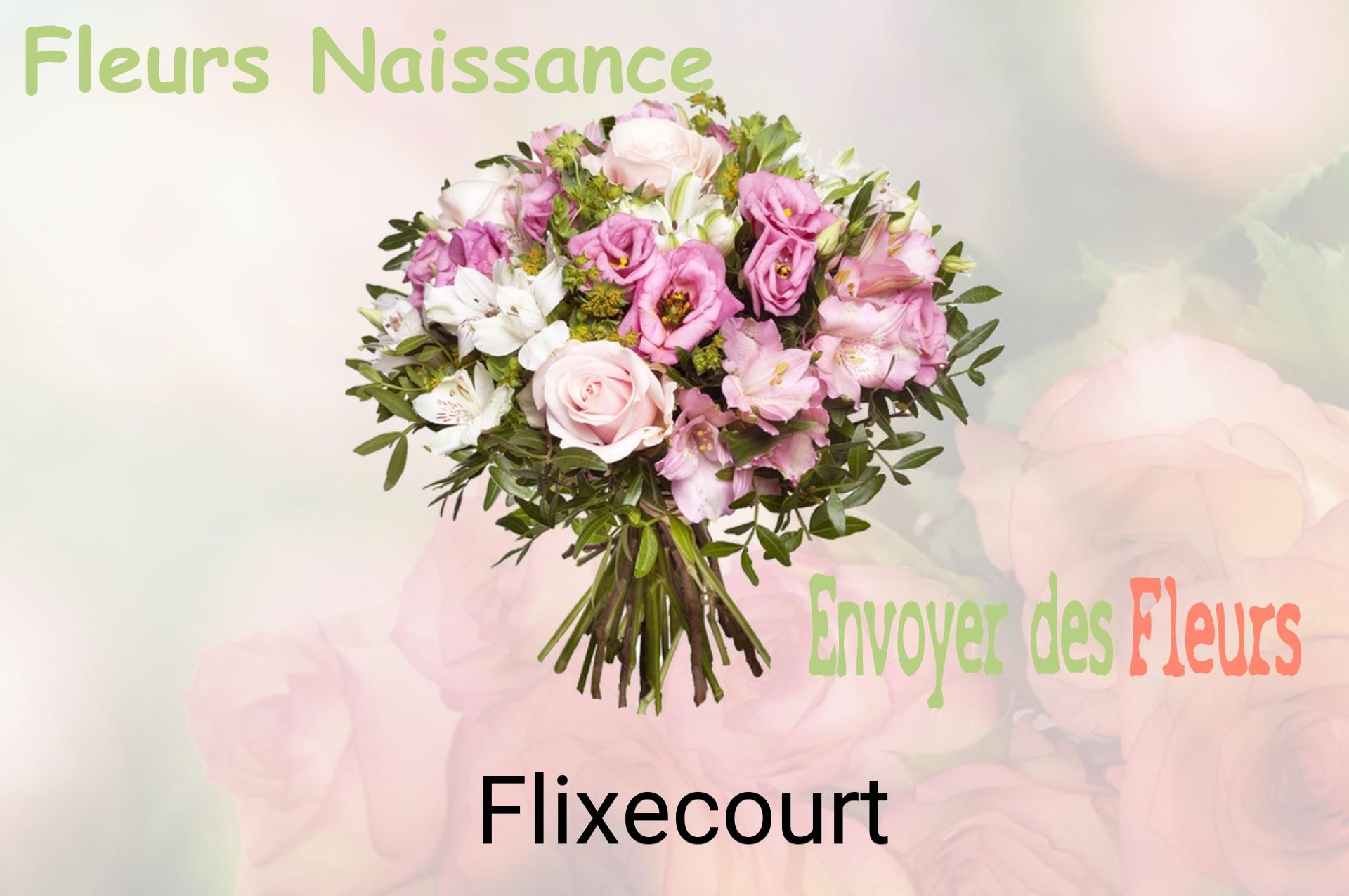 Bouquet de fleurs de naissance livré à Flixecourt
